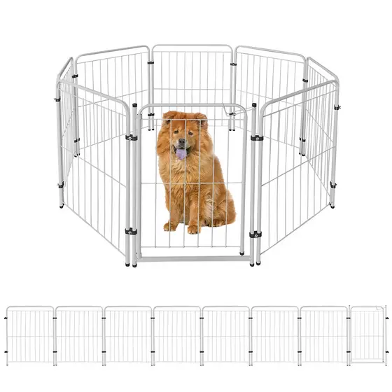 Cercado Para Cachorro 517x82 cm Caes Cercadinho Pet Shop 7 Modulos