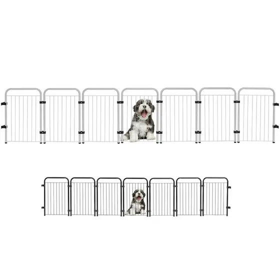Cercado Para Cachorro Pequeno 223x51 cm 7 Módulos Pet Cães