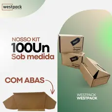 Embalagem Para Encomendas Correios 20x14x7 Estampada Kit 100 Un