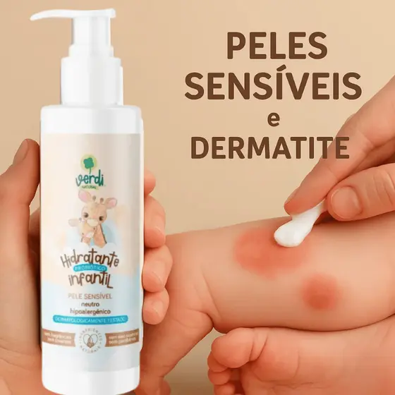 Hidratante Infantil Probiótico para Pele Sensível - Verdi Natural