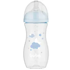 Mamadeira Buba Easy Flow Elefante Azul 330 ml  - Menino 4+