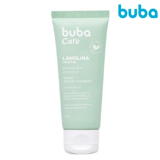 Lanolina Buba Vegetal 30g Pomada Para Mamilos Buba Care