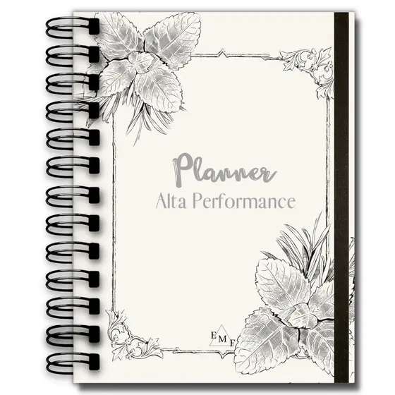 Agenda Planner Alta Performance  EMF Planners - Planejamento estratégico - A5