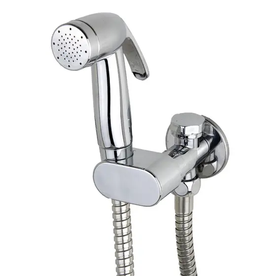 Ducha Higiênica Com Derivação Adaptador Acoplada Duas Saidas