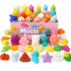 Kit10/kit20 Squishy Mochi Bichinho Macio De Apertar ｜Hit para Bebe e Criança Squeeze Toys-Conjunto