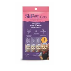 Skipet Petisco Gatos Pure De Atum Com Vieiras 4 Saches 15g