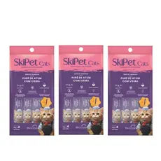 Skipet Cats Petisco Pure De Atum Com Vieiras 12 Saches 15g