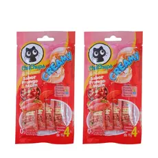 PACOTE 2 PETISCO CHUCHUPS SABOR VARIADO 4X15G