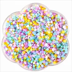 MEIA PÉROLA P/ COLAGEM ( 6MM CANDY COLORS ) DE 500 À 2.500 PÇS
