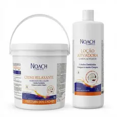 Kit Completo Super Relaxante Hidróxido De Cálcio Uso Profissional 2kg + Loção Ativador 1l