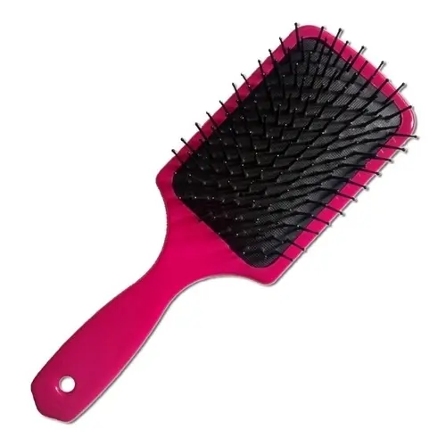 Escova Raquete Almofadada pink  533