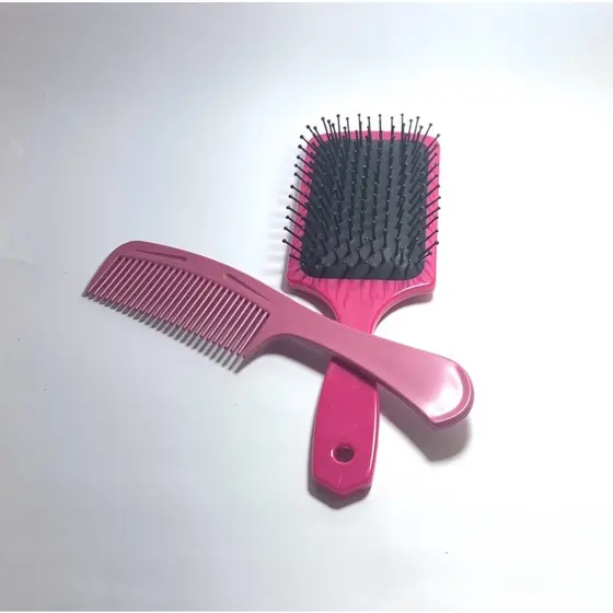 Escova Raquete Pink Pente grátis