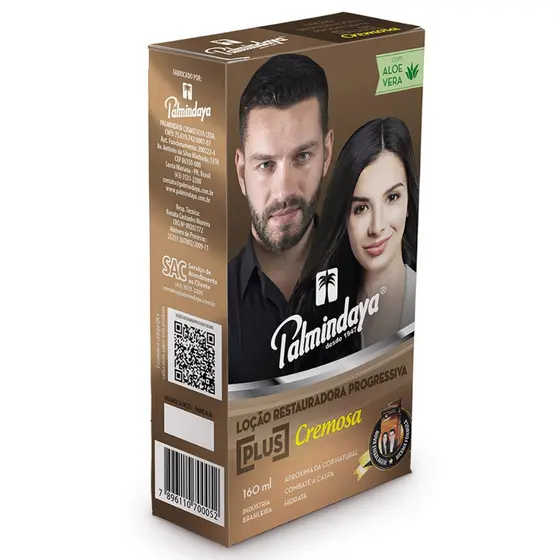 Loção Restauradora Plus Cremosa 160ml - Palmindaya Cod 0052
