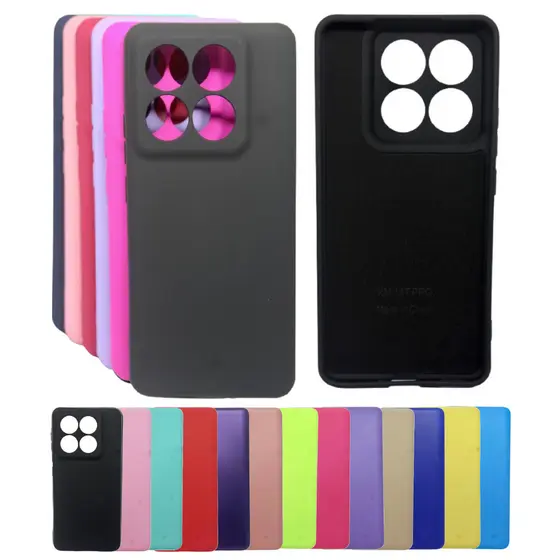 Capa Aveludada Proteção Capinha Para Xiaomi 14T Pro Silicone TPU Case