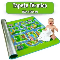 Tapete Atividades Infantil 1.8mx1.2m Grande Gigante Térmico Tatame Educativo Para Crianças