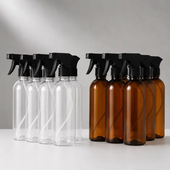 kit até 05x Borrifadores Spray 500ml Multiuso | Jato Fino e Spray – Limpeza, Cabelo, Plantas + Envio Imediato