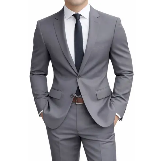 Terno Masculino Slim Corte Italiano De Luxo - Paletó + Calça