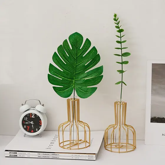 Folhas Verdes Artificiais Decoração De Plantas Artificiais Festa De Casamento De Plantas Artificiais