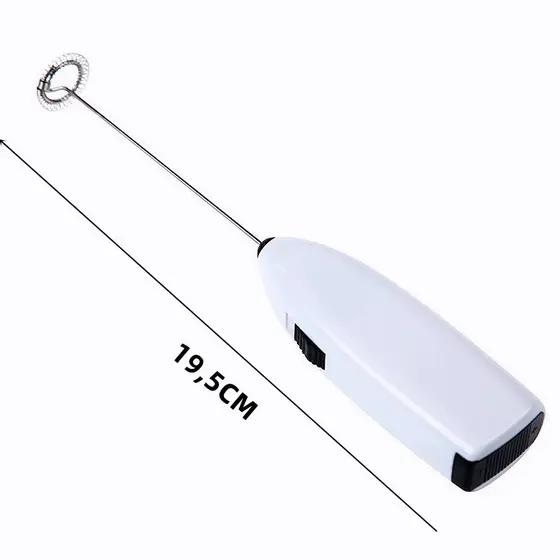 Mini Mixer Elétrico Inox Misturador Shake Bebidas Envio Imediato Mixer Portatil