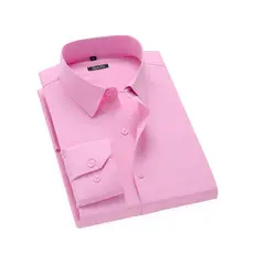 Camisa Social Masculina Manga Longa Casual Elegante