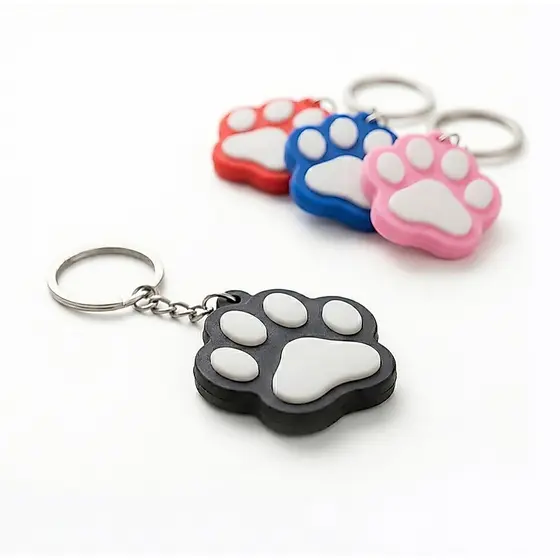 Chaveiro patas de Pet cachorros e gatos - Revenda, Lembrancinhas, Pesentes e Pet-shop