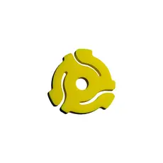 Adaptador 45 RPM Compacto Vinil 7 Polegadas Centralizador Universal