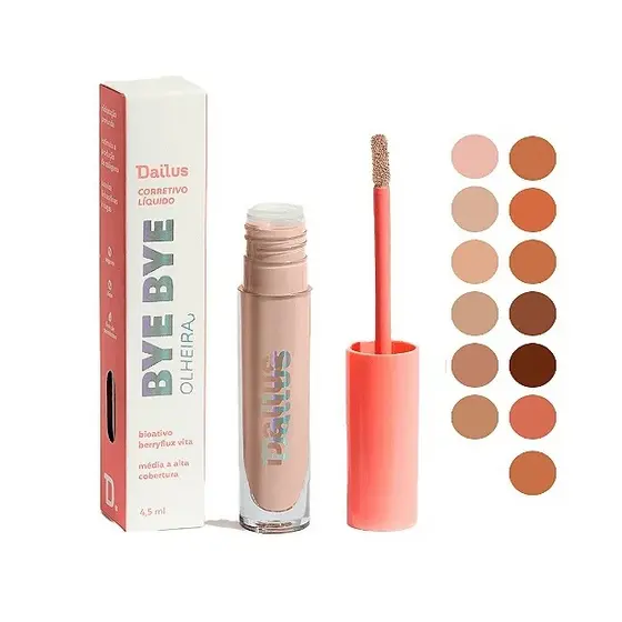 Dailus Corretivo Líquido Bye Bye Olheira 4,5ml