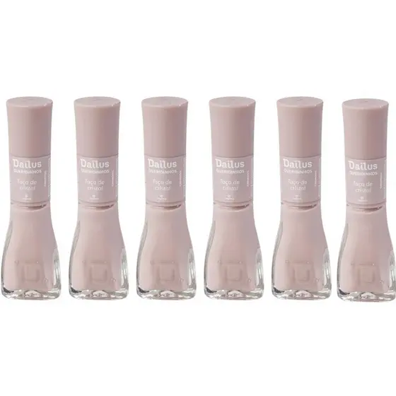 Kit Esmaltes Dailus Taça de Cristal Queridinhos 6 un