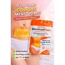 Adesivo Térmico para Cólica Menstrual 8 Unidades Patch Aquecedor Alívio Imediato Dor Menstrual