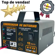 Carregador de baterias 12V Expert Charger P5 com flutuador - Carregamento seguro e eficiente da sua bateria.