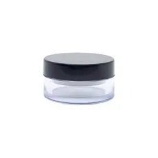Pó Solto - Glitter Flocado - Iluminador Pote acrílico 10 gramas Vazio Com Batoque Unhas Artesanato 2u