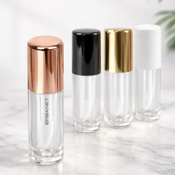 Frasco Gloss Lip Balm Hidratante Labial Mini Vazio 1,3ml 5un