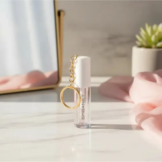 Frasco Gloss Batom Matte Líquido Lip Oil Chaveiro 2,5ml 5UND