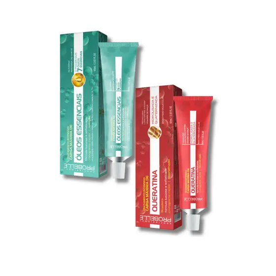 KIT Recarga Óleos Essenciais  + Recarga de Queratina - Probelle