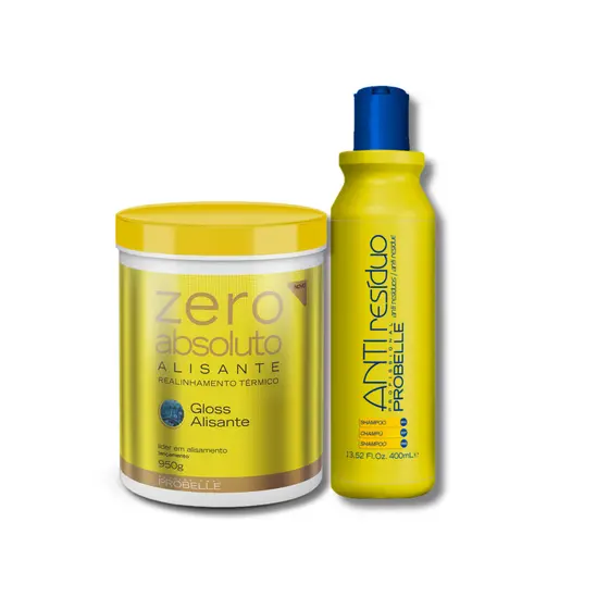 BTX Zero Absoluto 950g + shampoo anti resíduo 400g - Probelle
