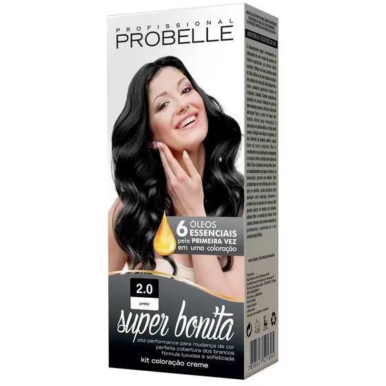 Coloração Super Bonita 50g 2.0 - Preto Probelle probelle