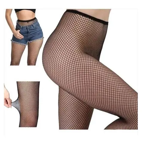Meia Calça Arrastão Preta Sex Appeal Tamanho Único