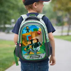 Mochila Infantil Gamecraft Grande Menino De Costas Escolar
