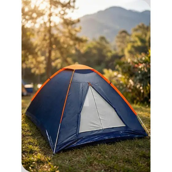 Barraca De Camping Panda 3 Pessoas Nautika NTK Iglu Resistente Com Tela Mosquiteiro E Bolsa Viagem