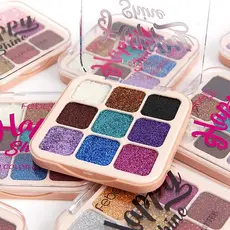 Paleta Shine Happy Glitter Febella - 9 Cores de Puro Glamour