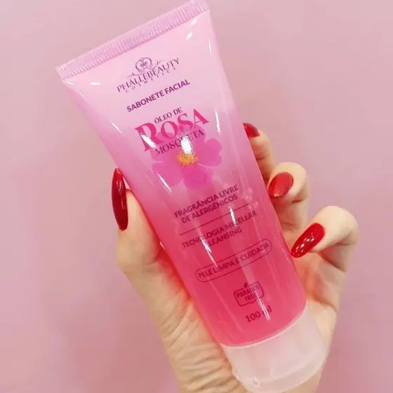 Sabonete Facial Òleo de Rosa Mosqueta tecnologia Micelar Phallebeauty PH00175