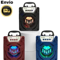 CAIXA DE SOM VL-15 CARTÃO DE MEMÓRIA, AUX, USB E BLUETOOTH FM