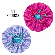 Toucas Dupla Face de Cetim Antifrizz Ajustável
