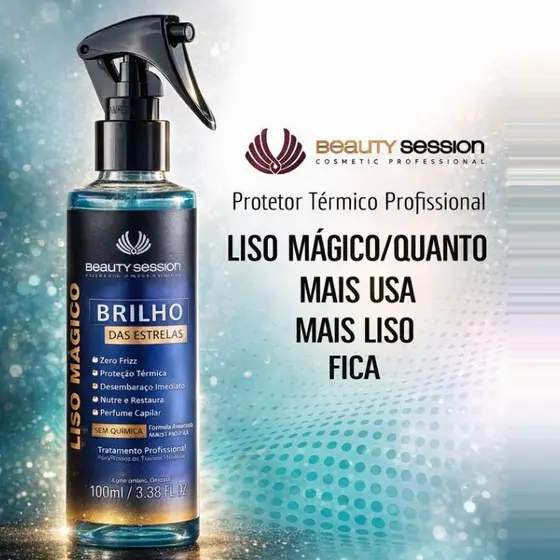 Liso Mágico Protetor Térmico 100 ML . - Beauty Session Cosmetic Professional