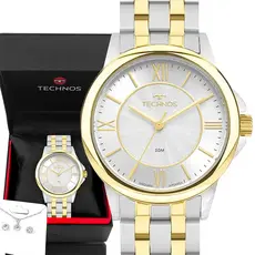 Relógio Technos Dourado Feminino Prova D'água Garantia 1 Ano