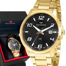 Relógio Technos Masculino Dourado Original Garantia de 1 Ano