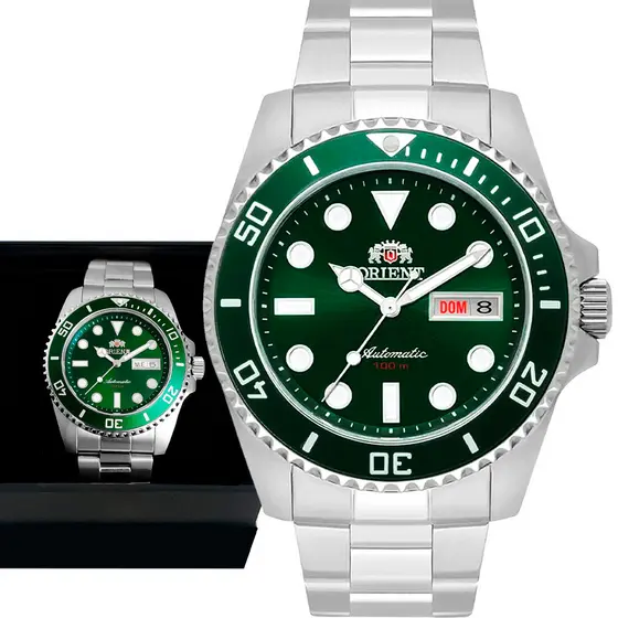 Relógio Masculino Orient Automático Mecânico Prata Garantia