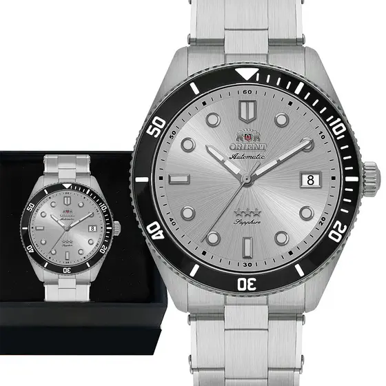 Relógio Orient Masculino Automático Sport Sea Original Prata
