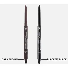 Lápis Retrátil Olhos A Prova D'agua RK By Kiss - Dark Brown, Blackest Black, Bege