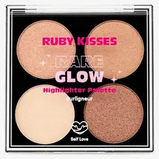 Paleta de Iluminadores Rare Glow RK By Kiss - Iluminador Ruby Kisses 8g